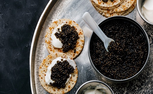 caviar in a bowl