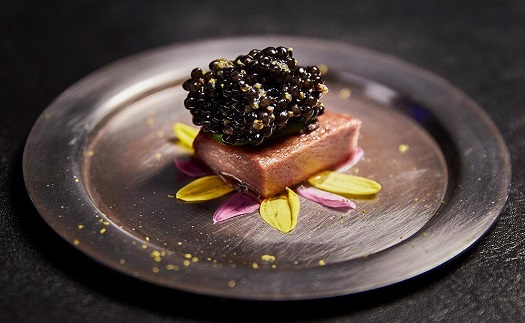 caviar on a plate