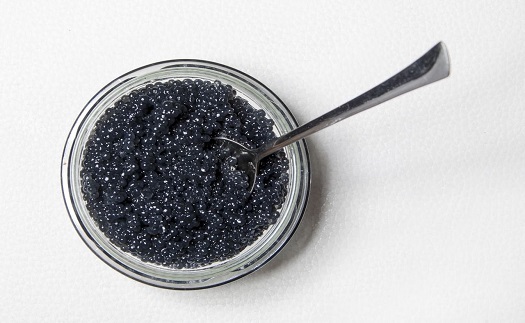 Caviar on a plate