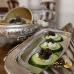 ظرف نقره فام خاویار_ ظرف خاویارخوری