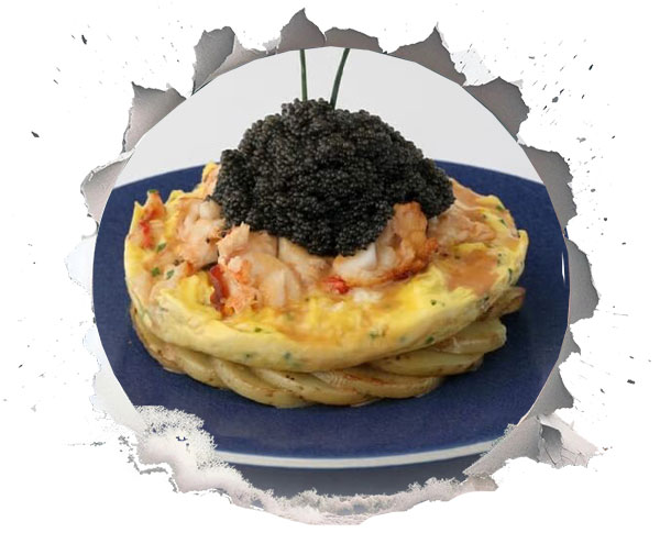 خرچنگ زیلیون فریتات (Zillion Lobster Frittat)