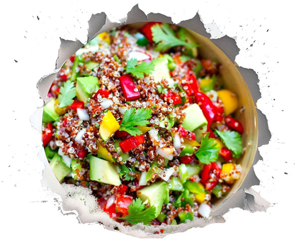 غذا با کینوا