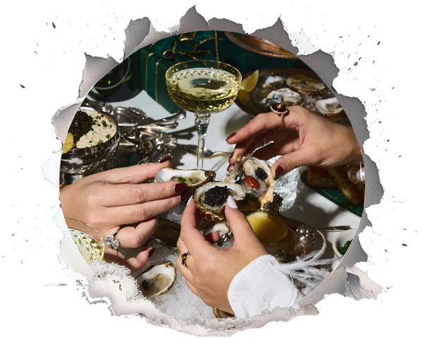 خاویار در مراسم تولد