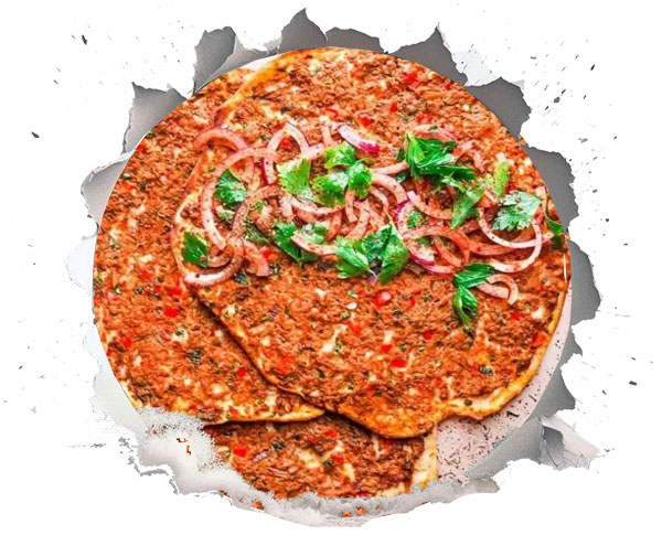9. لاهماجون (Lahmacun) غذای خارجی