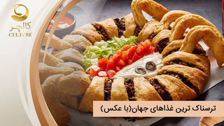 ترسناک ترین غذاهای جهان(با عکس)