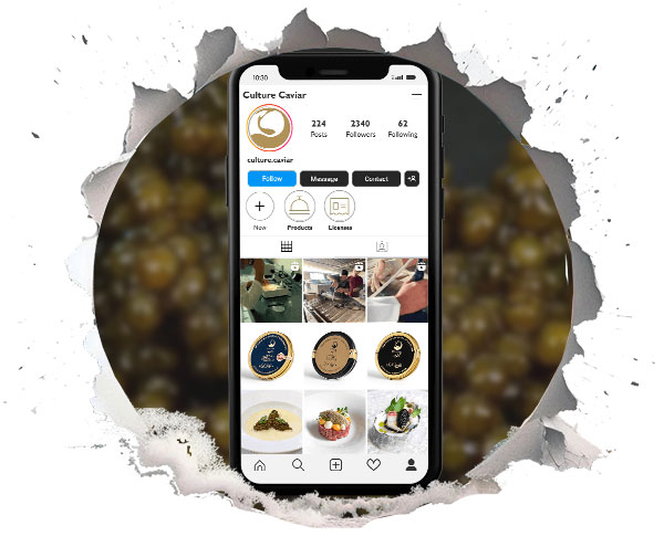 فروش خاویار در اینستاگرام